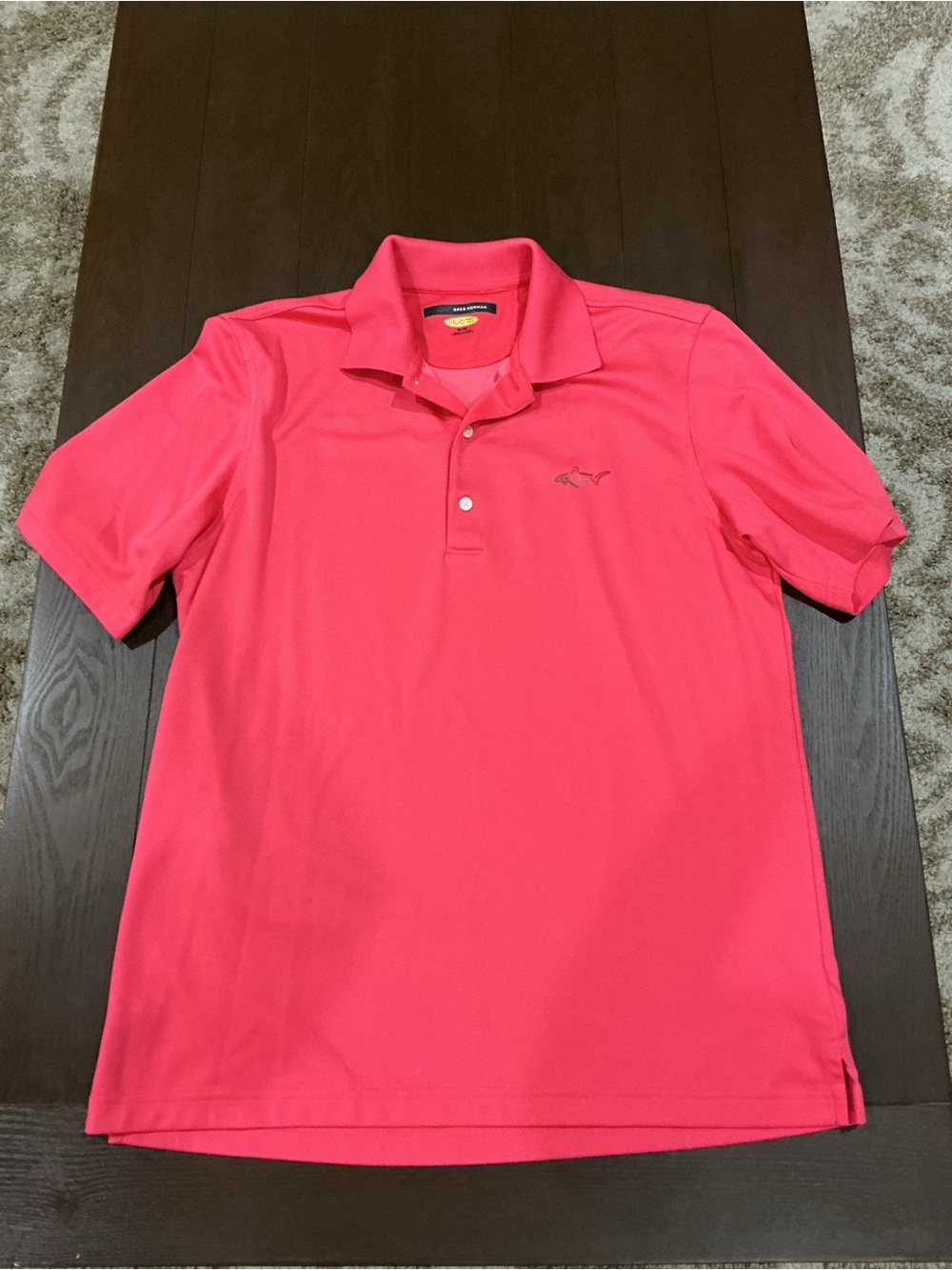 Greg Norman Collection Men's Polo Shirt in Bright Pink